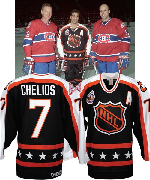 Chris Chelios 1993 NHL All-Star Game Campbell Conference Game-Worn Jersey with LOA