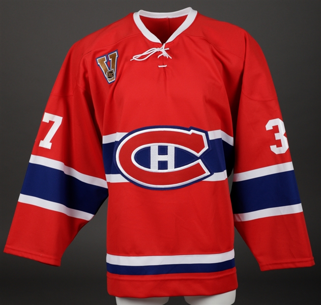 Niklas Sundstroms 2003-04 Montreal Canadiens Game-Worn "Vintage" Jersey 