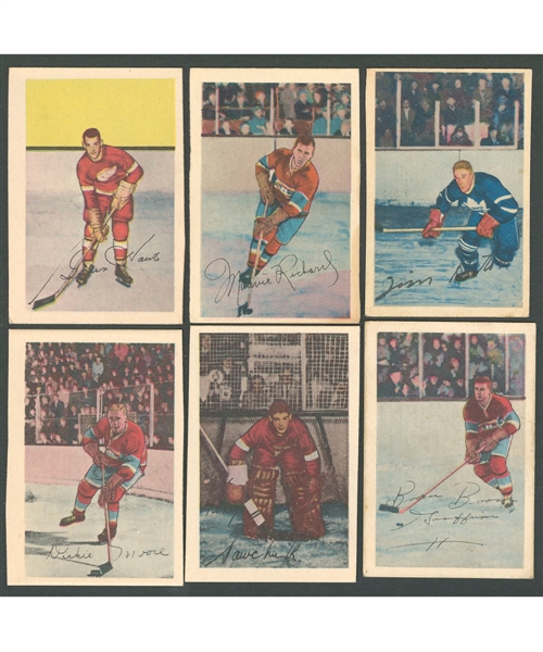 1952-53 Parkhurst Hockey Complete 105-Card Set