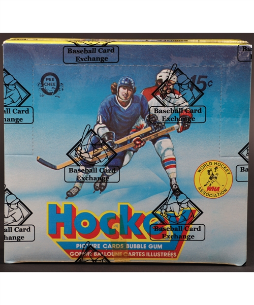 1977-78 O-Pee-Chee WHA Hockey Wax Box (48 Unopened Packs) - BBCE Certified - Last Year WHA Cards Were Produced!