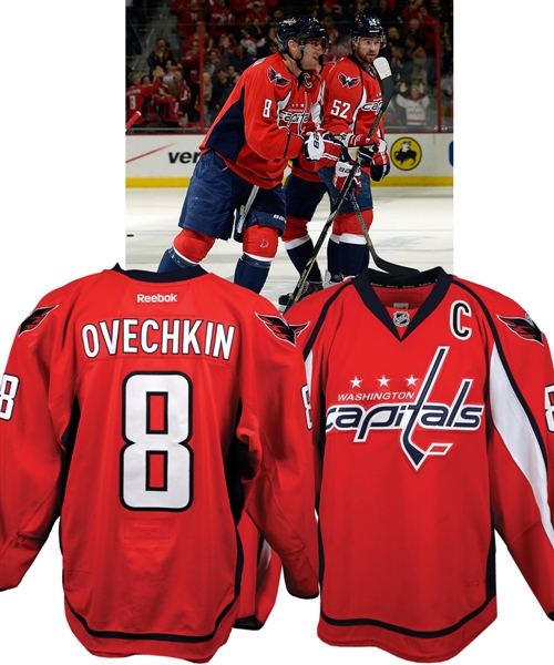 ovechkin game worn jersey
