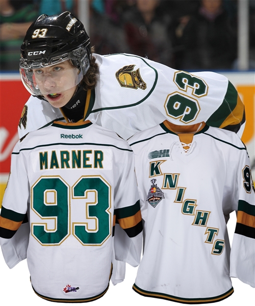 Mitch Marners 2013-14 London Knights Game-Worn OHL Rookie Season Jersey with Team LOA - Photo-Matched to Regular Season, Playoffs and Memorial Cup!