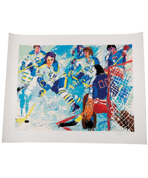 1977 LeRoy Neiman Buffalo Sabres "The French Connection" Artist Proof Serigraph (29" x 37")