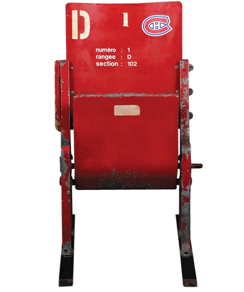 Montreal Forum Red Single Seat