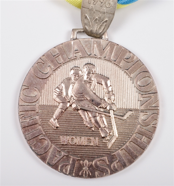 1996 IIHF Womens Pacific Rim Hockey Championship Silver Medal Won by Team USA with LOA