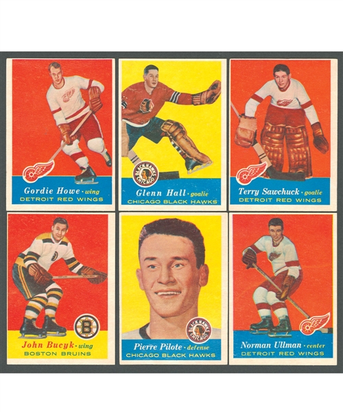 1957-58 Topps Hockey Complete 66-Card Set