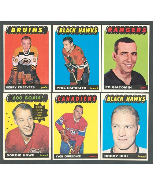 1965-66 Topps Hockey Complete 128-Card Set