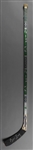 Brett Hulls Early-to-Mid-1990s St. Louis Blues Signed Easton Game-Used Stick from Ray Bourque Collection with His Signed LOA