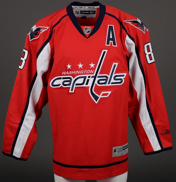 Alexander Ovechkin Signed Washington Capitals Alternate Captains Jersey with COA