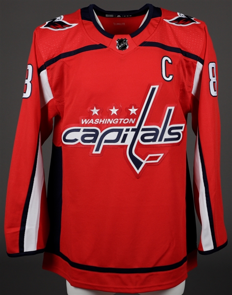 Alexander Ovechkin Signed Washington Capitals Captains Jersey with LOA