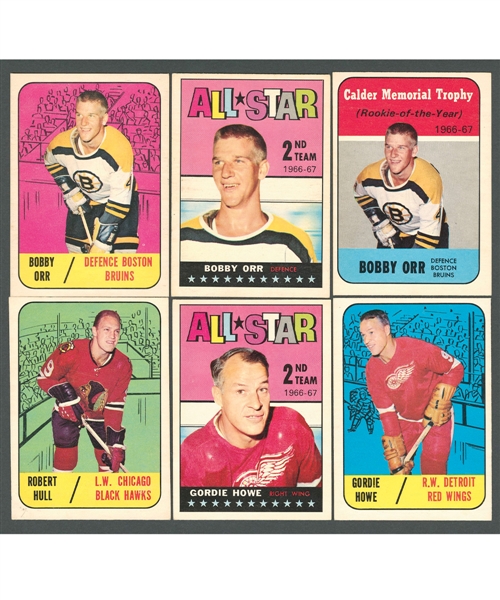 1967-68 Topps Hockey Complete 132-Card Set