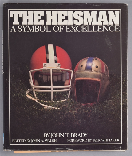 Jay Berwanger Signed "The Heisman, A Symbol of Excellence" Hardcover Book with JSA Basic Cert - First Winner of Heisman Trophy