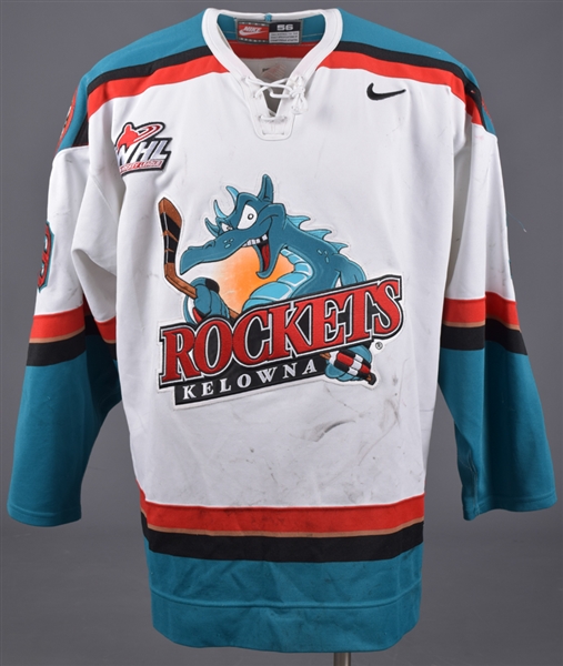 Chuck Kobasews 2001-02 WHL Kelowna Rockets Game-Worn Jersey