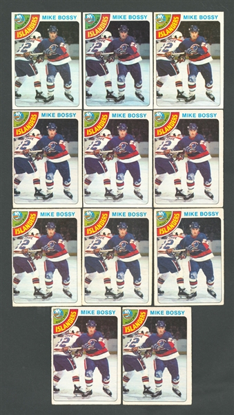 1970s and 1980s O-Pee-Chee and Topps New York Islanders Rookie Card Collection of 20 Including 1976-77 Trottier RC (3) and 1978-79 Bossy RC (12)