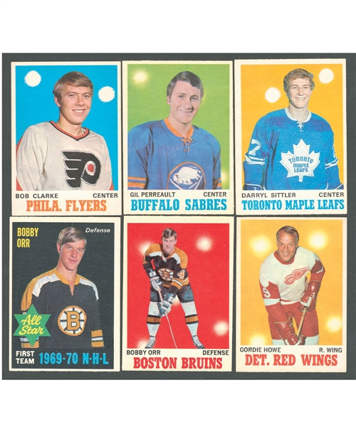 1970-71 O-Pee-Chee Hockey Complete 264-Card Set