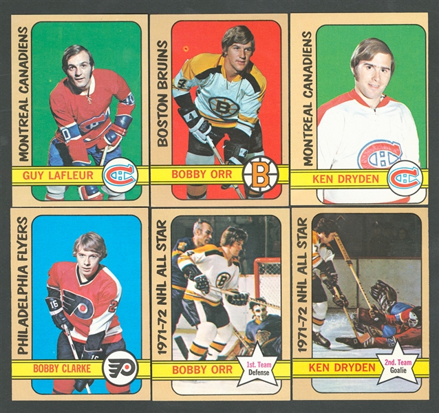 1972-73 Topps Hockey Complete 176-Card Set