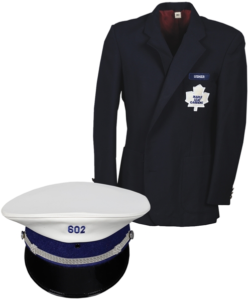 Maple Leaf Gardens Ushers Jacket and Cap