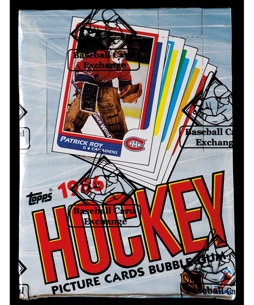 1986-87 Topps Hockey Wax Box (48 Unopened Packs) - BBCE Certified - Patrick Roy Rookie Year!