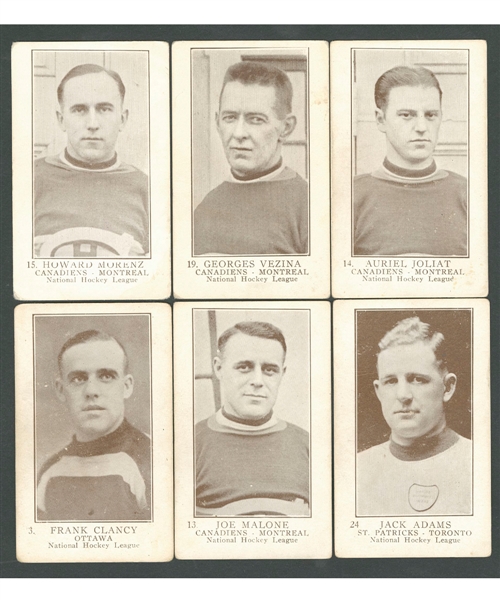 1923-24 William Paterson V145-1 Hockey Near Complete Card Set (39/40)