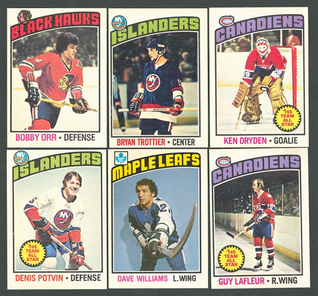 1976-77 O-Pee-Chee Hockey Complete 396-Card Set