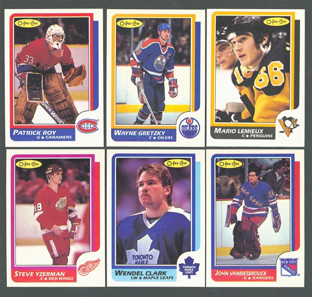 1986-87 O-Pee-Chee Hockey Complete High Grade 264-Card Set