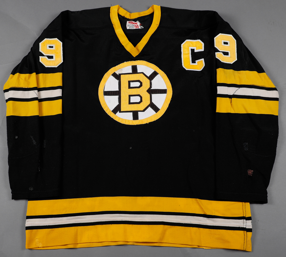 1973-74 Johnny Bucyk Game Worn Boston Bruins Jersey. Hockey, Lot #80139