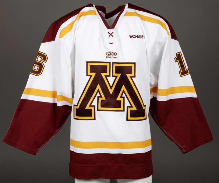 Mike Carmans 2006-07 WCHA University of Minnesota Golden Gophers Game-Worn Jersey 