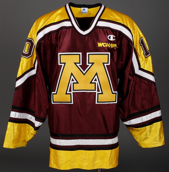 Mike Andersons 1997-98 WCHA University of Minnesota Golden Gophers Game-Worn Jersey 