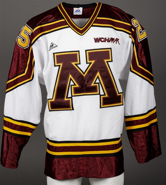 Brent Godbouts 1994-95 WCHA University of Minnesota Golden Gophers Game-Worn Jersey