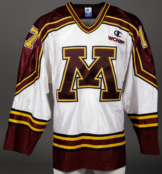 Wyatt Smiths 1997-98 WCHA University of Minnesota Golden Gophers Game-Worn Jersey