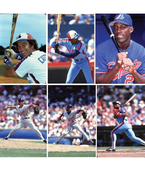 Montreal Expos 1981 to 2000 35mm Color Photo Slide Collection of 800