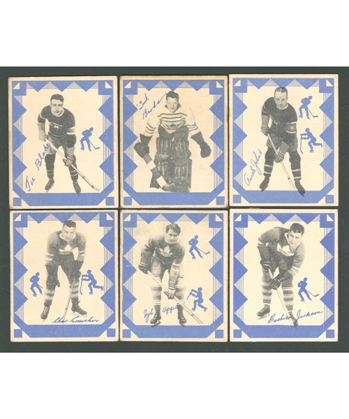 1937-38 O-Pee-Chee Series "E" (V304E) Hockey Near Complete Card Set (46/48)