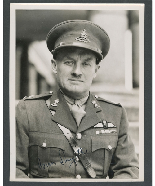 Deceased HOFer Conn Smythe (Toronto Maple Leafs) Signed Photo from the E. Robert Hamlyn Collection