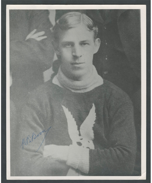 Deceased HOFer Richard "Dickie" Boon Signed Montreal Amateur Athletic Association (M.A.A.A.) Photo from the E. Robert Hamlyn Collection