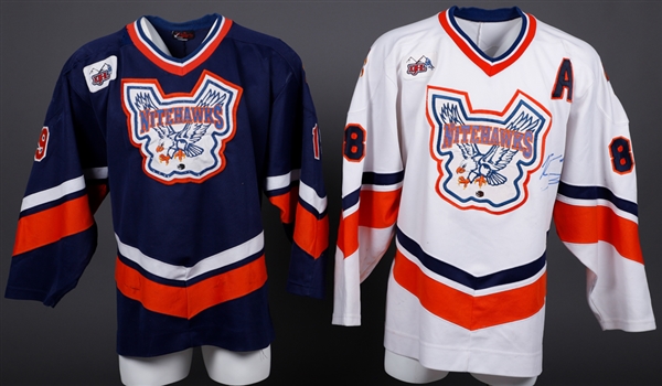 Kevin Koopmans and Ray Tremblays Mid-2000s Beaver Valley Nitehawks Game-Worn Jerseys