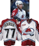 Ray Bourques 1999-2000 Colorado Avalanche Game-Worn Home Jersey with His Signed LOA