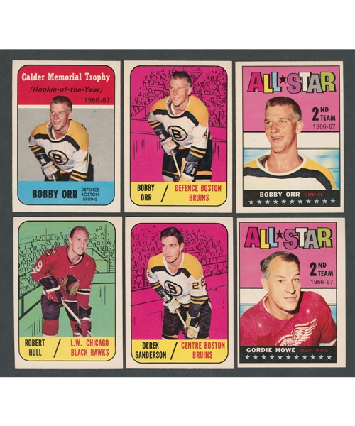 1967-68 Topps Hockey Complete 132-Card Set