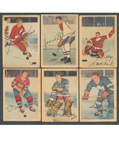 1953-54 Parkhurst Hockey Complete 100-Card Set