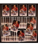 Jean Beliveaus Signed 1994 Legends of Hockey Montreal Canadiens Postcards (170) from His Personal Collection with Family LOA