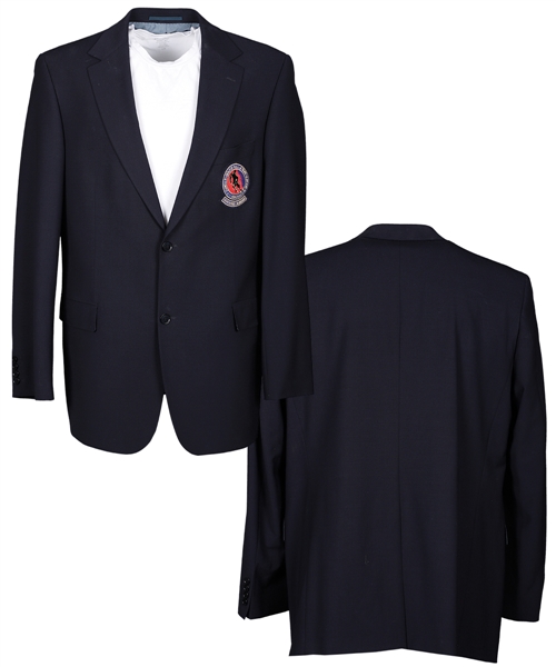 Jean Beliveaus Hockey Hall of Fame Honoured Member Blazer Jacket by Hugo Boss Plus Pants from His Personal Collection with Family LOA