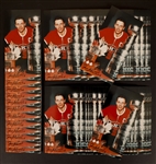 Jean Beliveaus Signed Montreal Canadiens Ambassador Postcards (101) from His Personal Collection with Family LOA