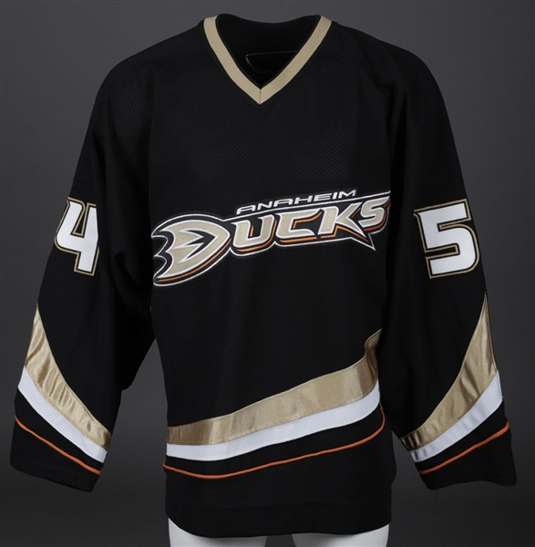 Bobby Ryans Anaheim Ducks 2006 "NHL Rookie Tournament" and 2006-07 Pre-Season Game-Worn Pre-Rookie Jersey - Photo-Matched!