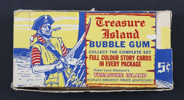 1964 Grant Products Treasure Island Non-Sport Card Display Box