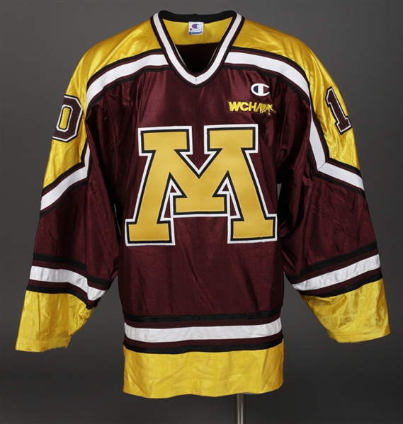 Mike Andersons 1997-98 WCHA University of Minnesota Golden Gophers Game-Worn Jersey 
