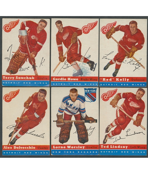 1954-55 Topps Hockey Complete 60-Card Set