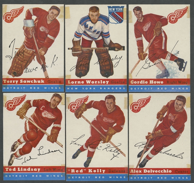 1954-55 Topps Hockey Complete 60-Card Set