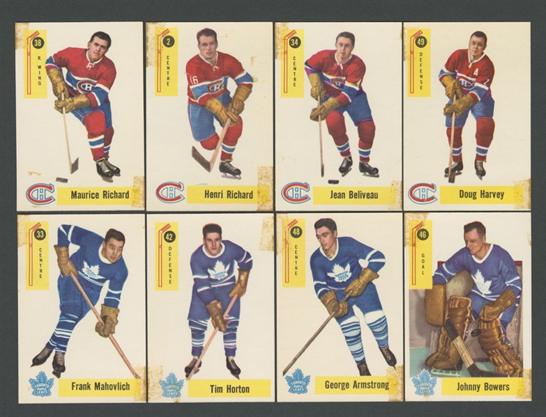 1958-59 Parkhurst Hockey Near Complete Set (41/50) and 1957-58 Parkhurst Hockey Cards (16)