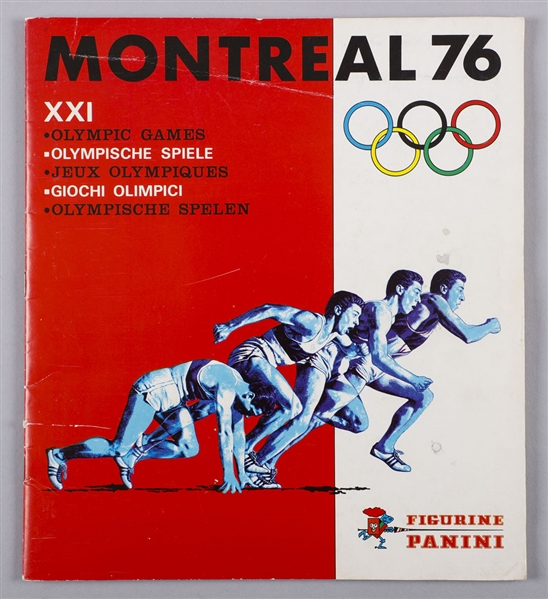 1976 Panini Montreal Olympics Sticker Set in Album (Cassius Clay, Comaneci), 1958 Topps CFL Starter Set (53/88) and 1954-55/1955-56 Parkhurst Wrestling Cards (115)