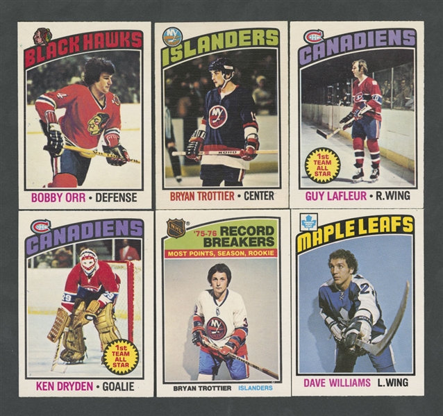 1976-77 O-Pee-Chee Hockey Complete 396-Card Set