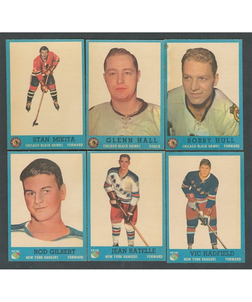 1962-63 Topps Hockey Complete 66-Card Set